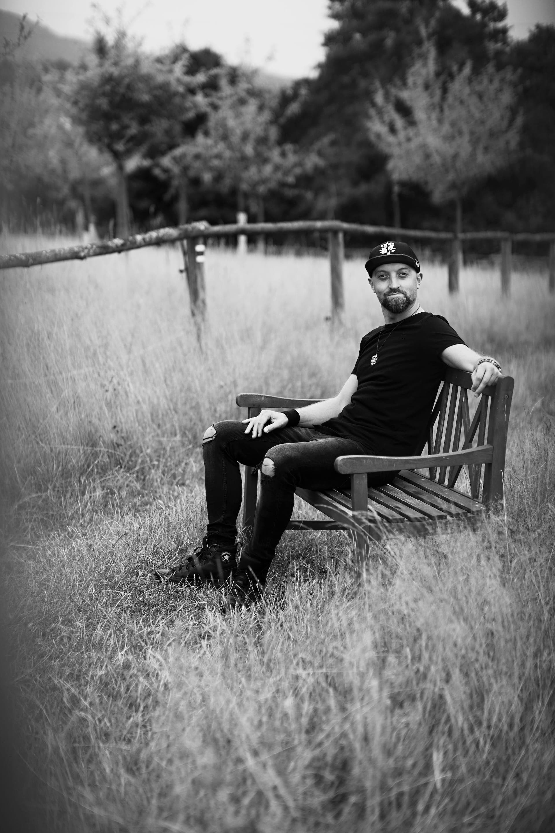 Ctirad Macháně playing handpan